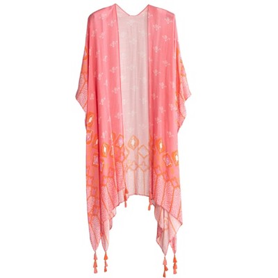 Shiraleah Pink And Orange Cover Up : Target