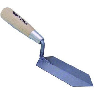 Bon Tool 11-997 Diamond Detail Point Trowel 5-inch X 1-1/2-inch Wood Handle - 1 of 1