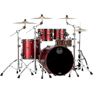 Mapex Saturn Evolution Rock Maple 4-Piece Shell Pack With 22" Bass Drum Tuscan Red - 1 of 1