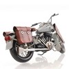 Old Modern Handicrafts 1:7 Scale 1942 Indian Model 741 Grey Motorcycle – Handcrafted Metal Military Replica - 4 of 4