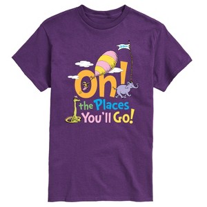 Men's - Dr. Seuss - Oh! The Places You'll Go Short Sleeve Graphic T-Shirt - 1 of 4