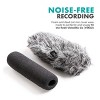 Movo WS-G7 Foam & Furry Indoor/Outdoor Microphone Windscreen Combo Pack - Custom Fit for Rode VideoMic Go - 3 of 4