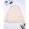 Womens Plus Size Pumpkin Printed Pullover Sweatshirt Long Sleeve Crew Neck - 2 of 4