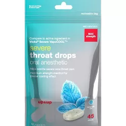 Severe Throat Drops Oral Anesthetic - Menthol Ice - 45ct - up & up™