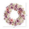 Nearly Natural 18” Rose and Hydrangea Artificial Wreath - 2 of 2