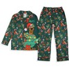 Scooby-Doo Boys' Christmas Character Tree Reindeer Button Sleep Pajama Set - 2 of 4