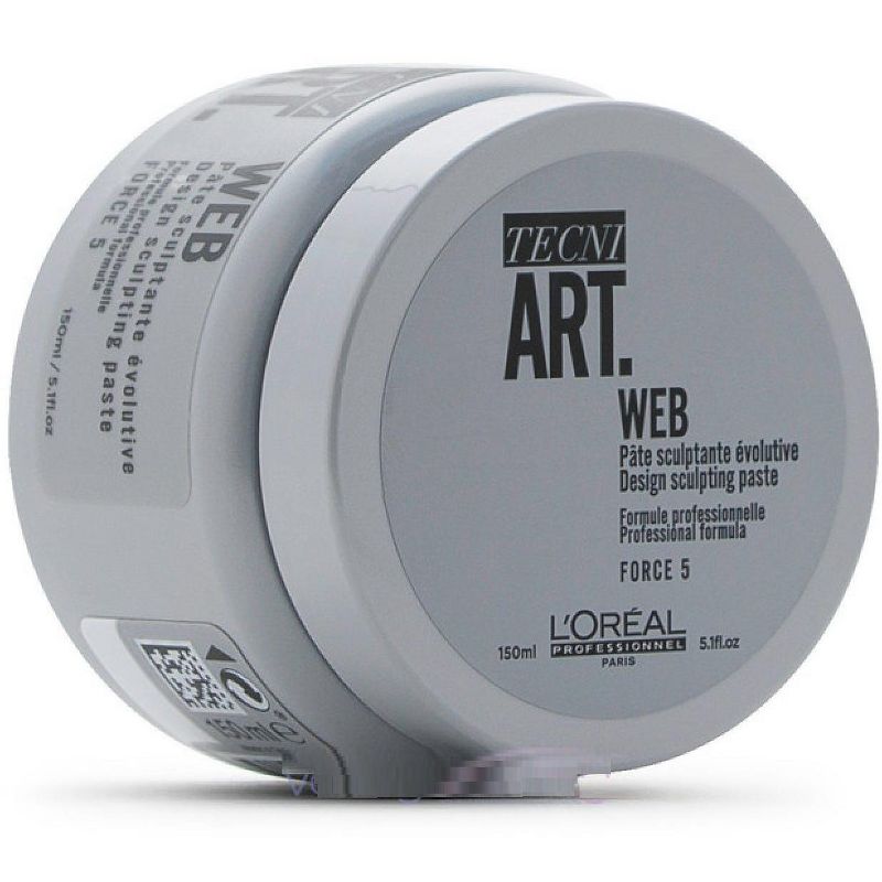 L'Oreal TECNI ART WEB Design Sculpting Paste, Force 5 (5.1 oz) Hair Cream Gel, Professional Loreal Formula, 2 of 5