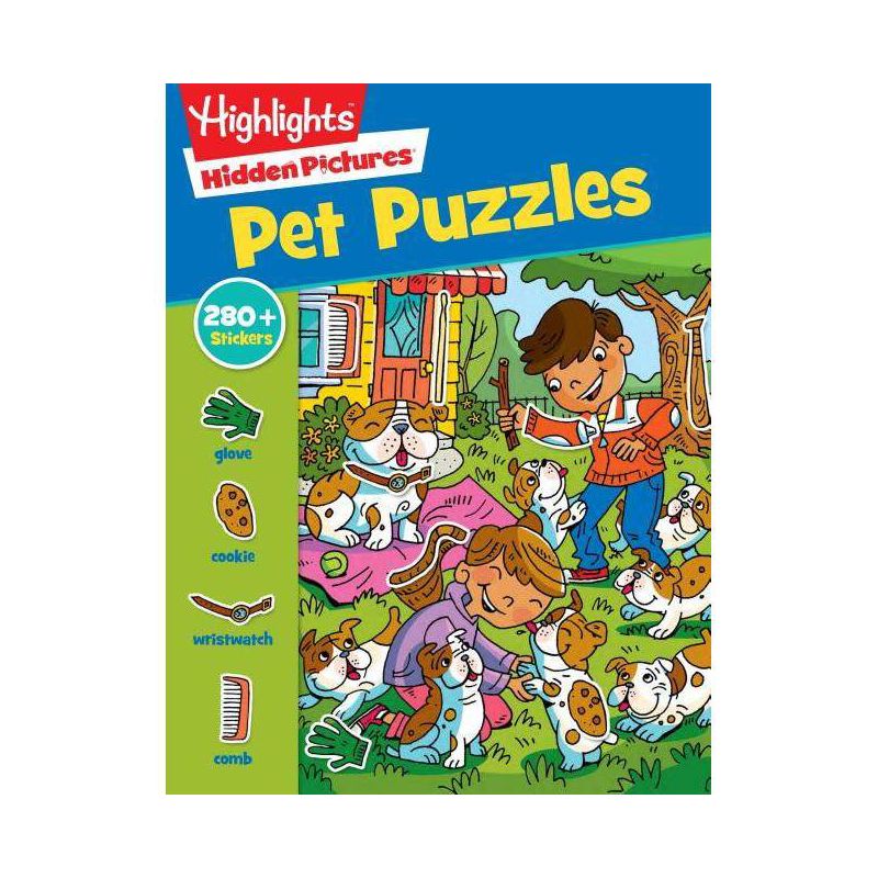 Pet Puzzles - (Highlights(tm) Sticker Hidden Pictures(r)) (Paperback), 1 of 2