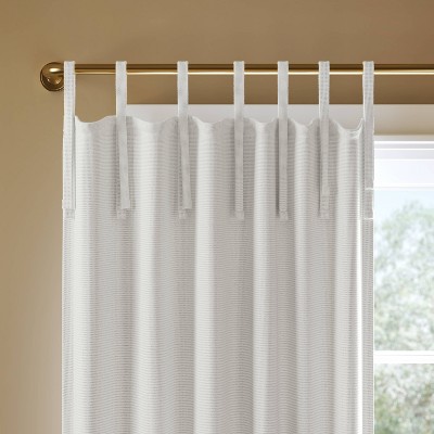 50"x84" Blackout Aruba Tie-Top Curtain Panel Off-White - Threshold™