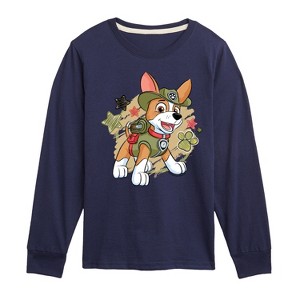 Boys' - Paw Patrol - Tracker Paw Patrol Long Sleeve Graphic T-Shirt - 1 of 4