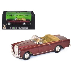 1961 Bentley Continental S2 Park Ward DHC Convertible Burgundy 1/43 Diecast Car Model by Road Signature - 1 of 3