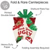 Big Dot of Happiness Ugly Sweater - Table Decorations - Holiday and Christmas Party Fold and Flare Centerpieces - 10 Count - 3 of 4