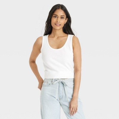 Women's Leisure Studio French Terry Tank Top - Universal Thread™