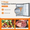 Mini Fridge With Freezer, 4.3 Cu.Ft Single Door Refrigerator - Adjustable Thermostat, Reversible Doors, Ideal for Dorm, Office, Rv, Garage, Apartment - 4 of 4