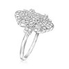Ross-Simons 0.35 ct. t.w. Diamond Vintage-Style Ring in Sterling Silver - 3 of 4