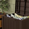 Suncast SS500 22 Gallon Small Resin Outdoor Patio Storage Deck Box - image 4 of 4