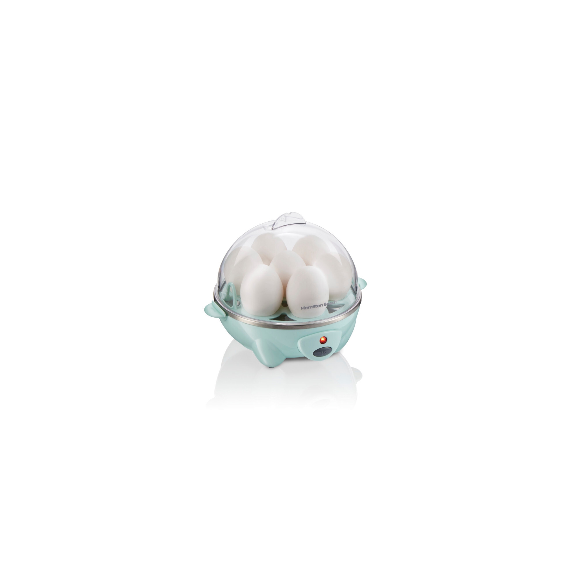 Hamilton Beach 7-Capacity Egg Cooker - Green: Electric Egg Boiler & Poacher, Steamer, 300W, Hand Wash, Plastic