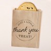 Big Dot of Happiness Simple Script Thank You Kraft Brown Paper Treat Bags, Wedding or Birthday Individual Greaseproof Paper Sandwich Bags - 25 Count - 2 of 4