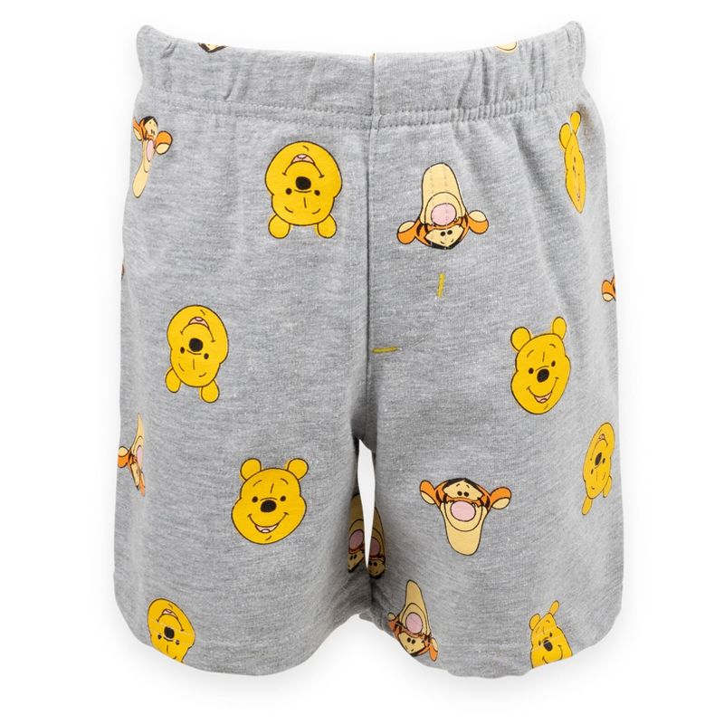 Disney Winnie the Pooh Baby Graphic T-Shirt and Shorts Outfit Set Infant, 4 of 8