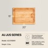 John Boos Au Jus Rectangular Wide Reversible Cutting/Carving Board with Juice Groove & Integrated Handles - 2 of 4
