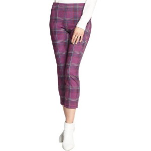 Sanctuary Clothing Womens Mod Plaid Casual Cropped Pants - 1 of 1