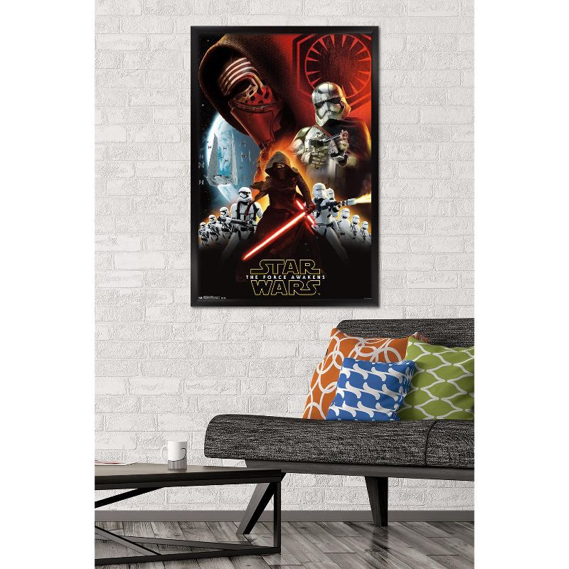 Trends International Star Wars: The Force Awakens - Dark Side Framed Wall Poster Prints, 2 of 7