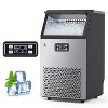 Acekool Commercial Ice Maker Machine, 110Lbs/24H with 33Lbs Storage, Stainless Steel Self-Cleaning Ice Maker, 66 Cubes in 5-15 Mins, Freestanding - 2 of 4