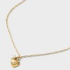 Beloved + Inspired 14K Gold Dipped Cubic Zirconia Heart and Pearl Charm Necklace - Gold - 3 of 4
