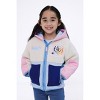 Bluey Girls Faux Shearling Zip Up Jacket Toddler - 2 of 4