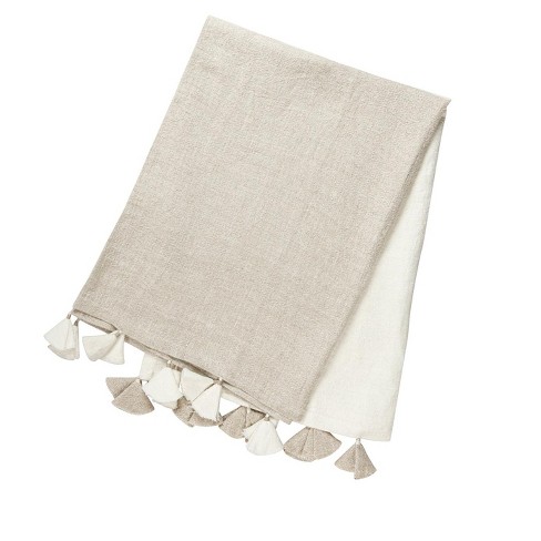 Target linen blanket hot sale