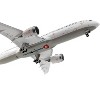 Boeing 787-9 Commercial Aircraft with Flaps Down "Turkish Airlines" White w/Red Tail 1/400 Diecast Model Airplane by GeminiJets - 4 of 4