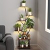 ORRD 64" 8-Tier Indoor Plant Stand with Grow Light, Metal Plant Shelf - 2 of 4