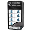 MasterPieces Officially Licensed NHL Seattle Kraken 28 Piece Dominoes Game for Adults - 2 of 4