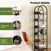 Kumasinova Narrow Bookshelf,Modern 6-Tier Open Storage Shelves Bookcase for Living Room,Bedroom,Office - 4 of 4