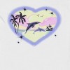 Social Collective Men's Heart Ocean Airbrush  Valentines Day Short Sleeve Graphic Cotton T-Shirt - 2 of 3