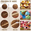 3 Tier Wooden Deviled Egg Platter 26 Holes, Reversible Serving Tray for Easter Thanksgiving Christmas Cheese Serving - 2 of 4
