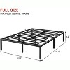 Heavy Duty Full Size Metal Bed Frame Steel Platform with Reinforced Slat Support, No Box Spring Needed, Ultra Quiet with Underbed Storage Space - 3 of 4