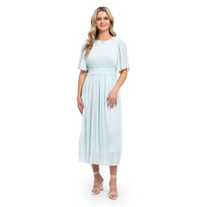 August Sky Women's Pleated Midi Dress - 1 of 2
