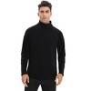 Coolmee Men's Quarter Zip Polar Fleece Jacket Long Sleeve Half Zip Pullover Sweaters Thermal Golf Sweatshirt - 2 of 4