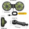 TruAIR Dual Vent Fan – Black+Green - 3 of 4
