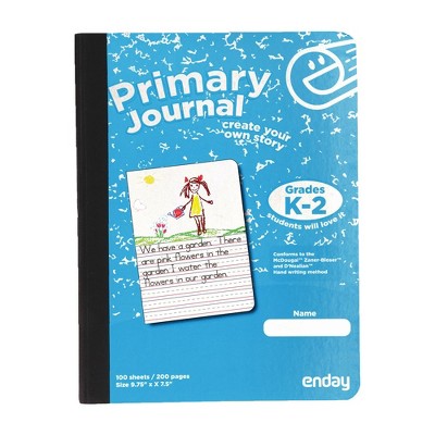 Enday Primary Journal Story Composition Notebooks, Half Ruled Notebook - 100 Sheets