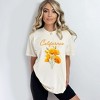 Simply Sage Market Women's California Flower Colorful Short Sleeve Garment Dyed Tee - 2 of 2
