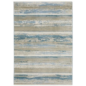 Oriental Weavers Bauer 042L2 Blue/ Beige Indoor Area Rug - 5'3" x 7'6" - 1 of 4