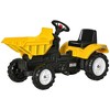 Aosom Kids No Power Ride-On Excavator with Manual Control Bucket, Pretend Play Toddler Tractor with Forward Backward Function, Yellow - image 4 of 4