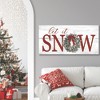 Courtside Market Let it Snow 24x48 Gallery-Wrapped Canvas - 2 of 4