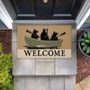 Stupell Industries Bears Paddling Canoe Printed Outdoor Door Mat, design by Jim Baldwin, 18"x30" - 3 of 4