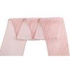 INSPIRE CHIC Women's Solid Contrast Color Pleated Long Satin Neck Scarves 49.2"x4.3" 1 Pc - 4 of 4