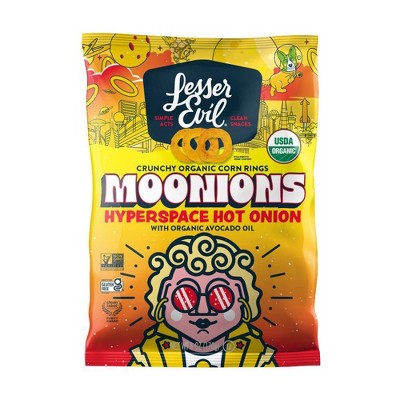 LesserEvil Moonoions Hyperspace Hot Onion Chips - 6oz