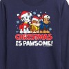 Boys' - Paw Patrol - Christmas Is Pawsome Long Sleeve Graphic T-Shirt - 2 of 4