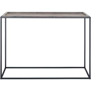 Andey Console Table - Brown/Black - Safavieh.
